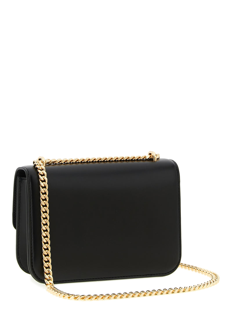 Sac bandoulière Tory Burch en cuir de veau noir