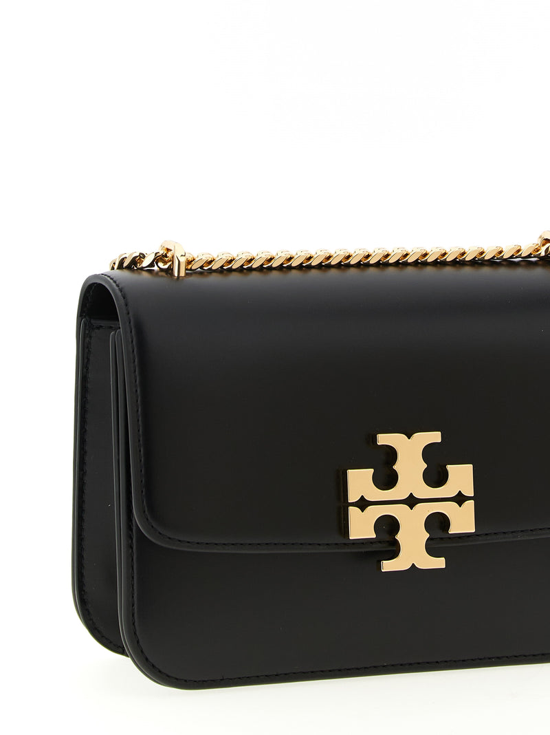 Sac bandoulière Tory Burch en cuir de veau noir
