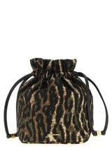 Pochette Ganni en polyester marron