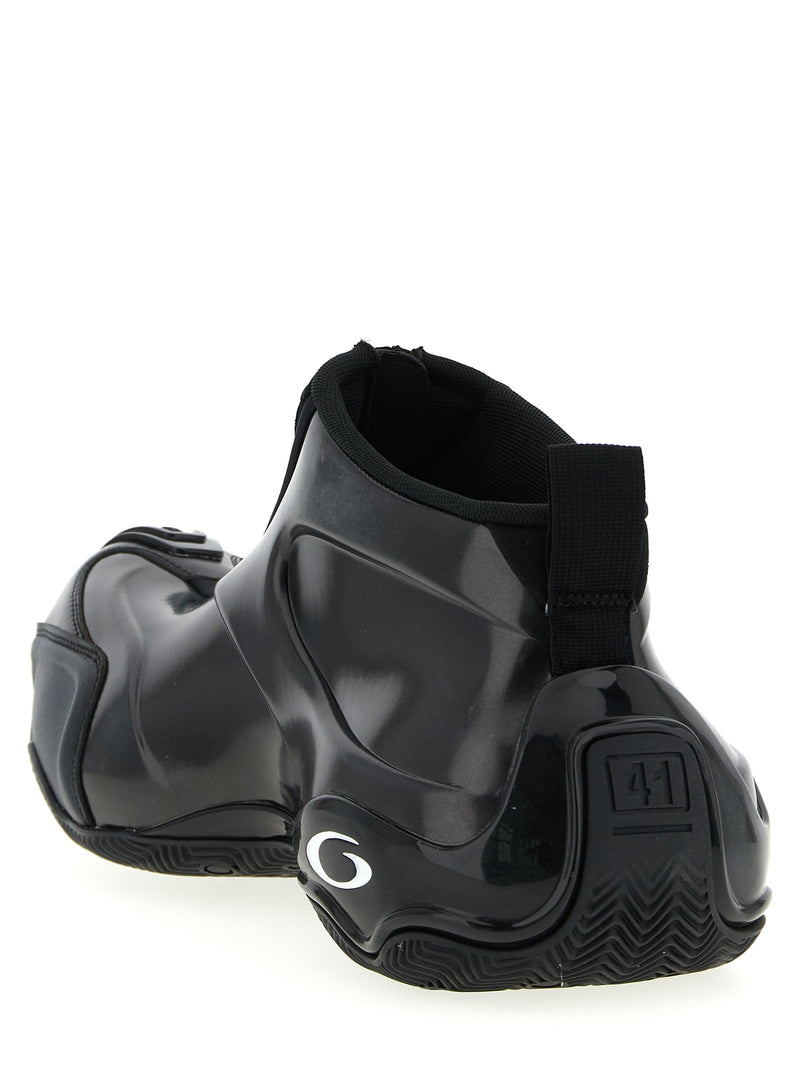 Balenciaga Basketball Black Polyester Athletic Sneakers