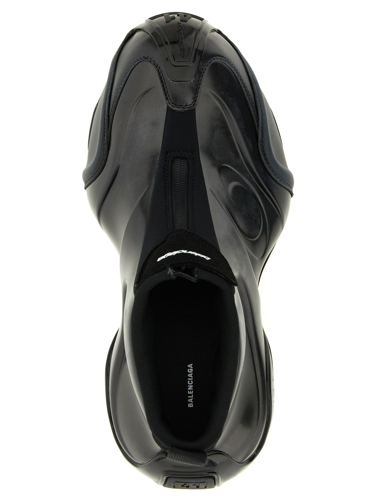 Balenciaga Black Polyester Athletic Sneakers