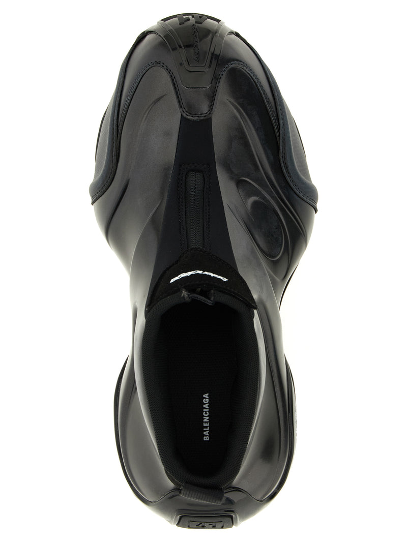 Balenciaga Basketball Black Polyester Athletic Sneakers