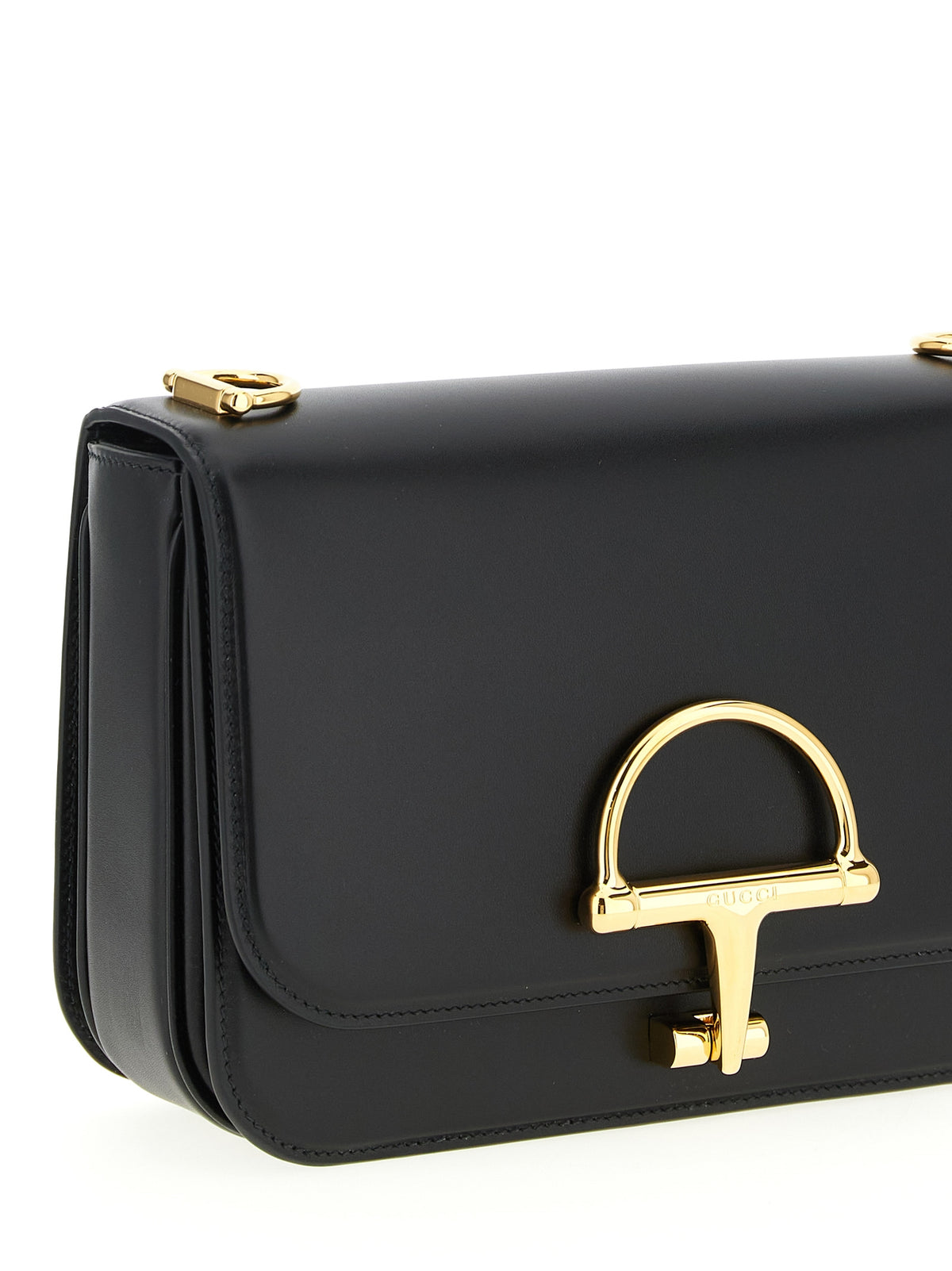 Sac bandoulière Gucci en cuir de veau noir