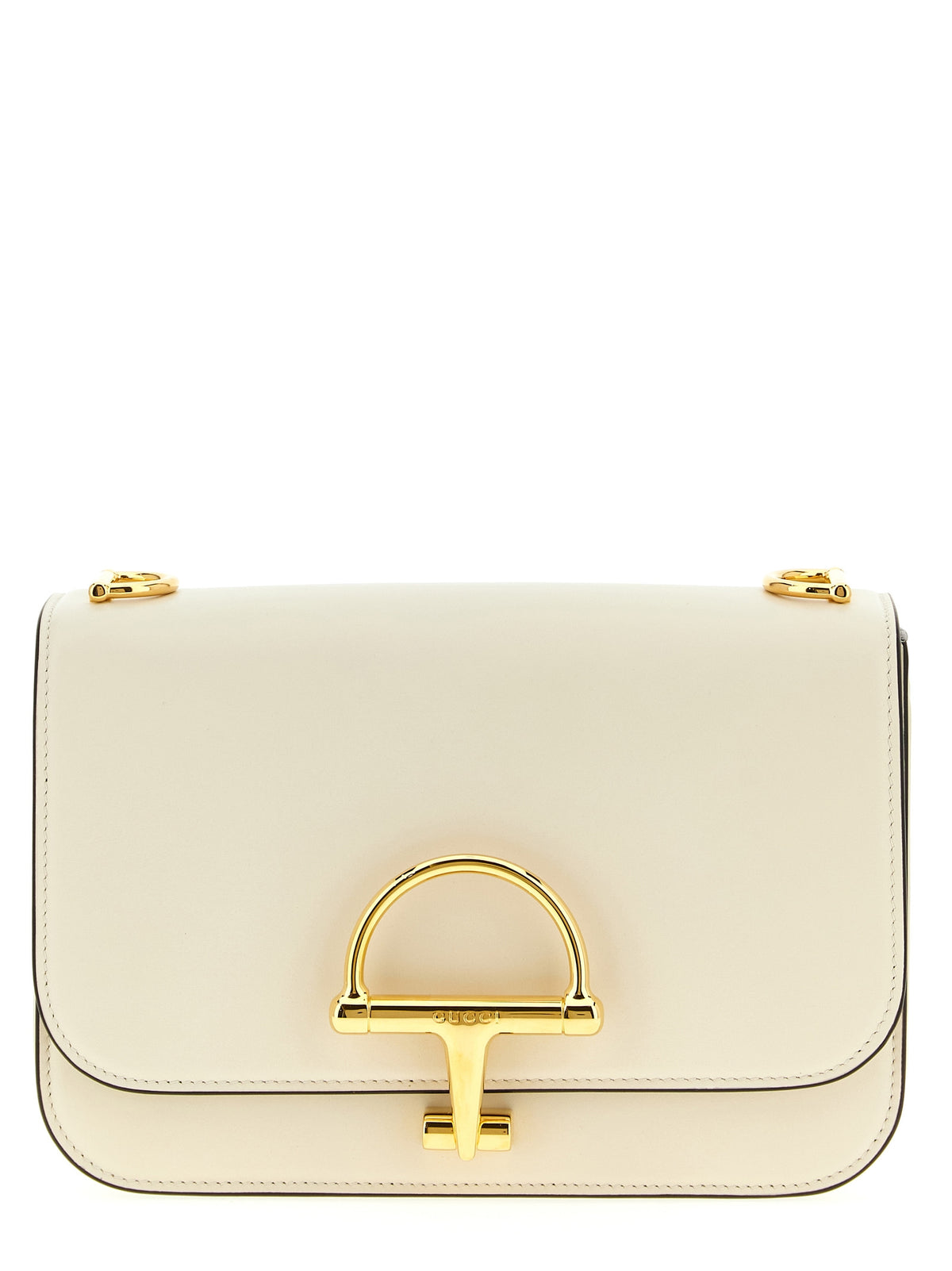 Sac bandoulière Gucci en cuir de veau blanc