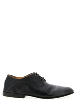 Richelieus et Derbys en veau noir Marsell