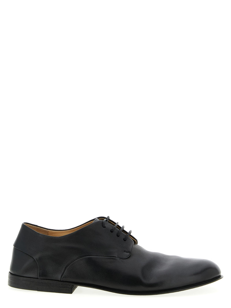 Richelieus et Derbys en veau noir Marsell