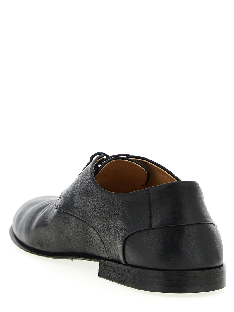 Richelieus et Derbys en veau noir Marsell