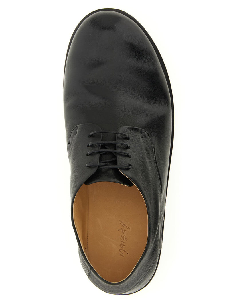 Richelieus et Derbys en veau noir Marsell