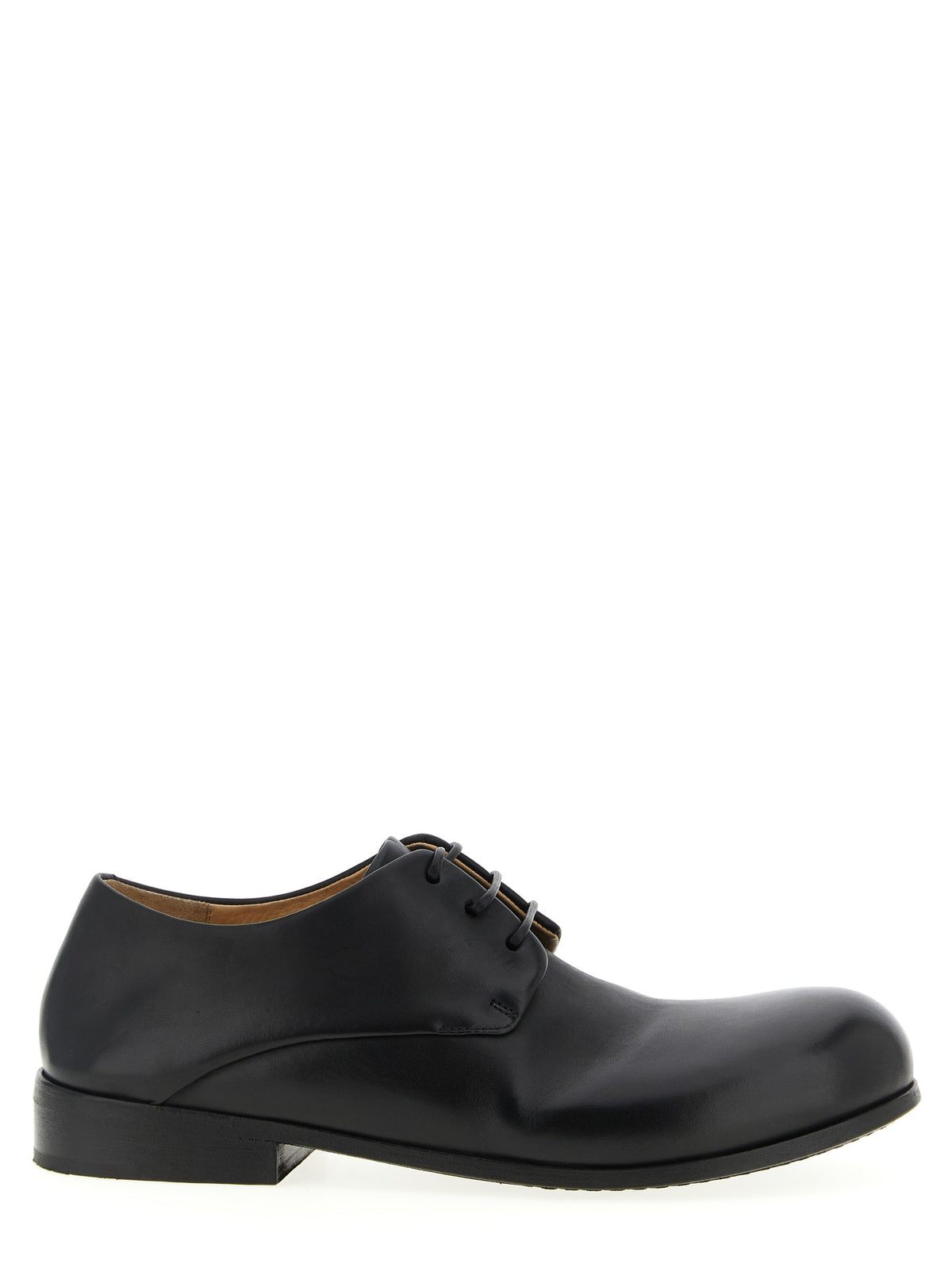 Richelieus et Derbys en veau noir Marsell