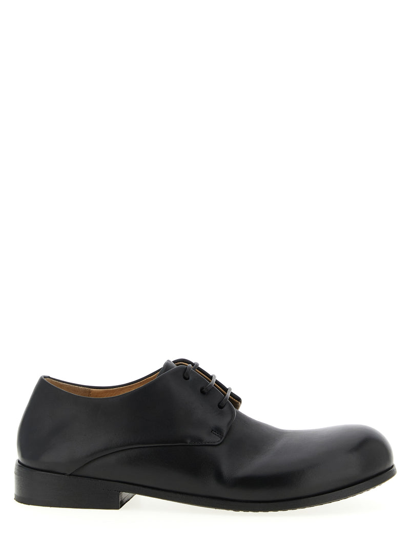 Richelieus et Derbys en veau noir Marsell