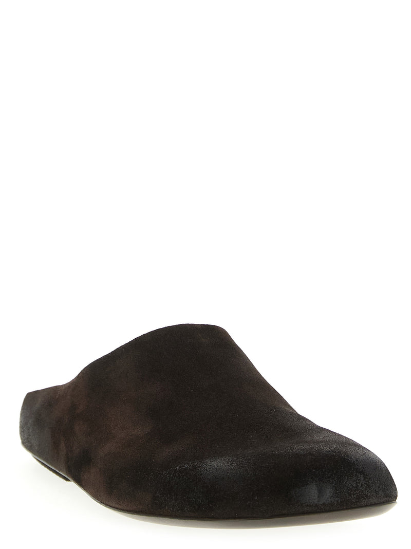 Marsell Brown Calfskin Mules - Timeless Elegance