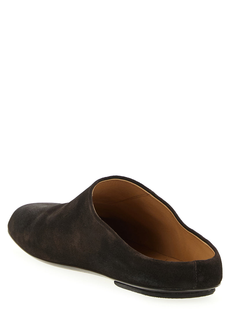 Marsell Brown Calfskin Mules - Timeless Elegance
