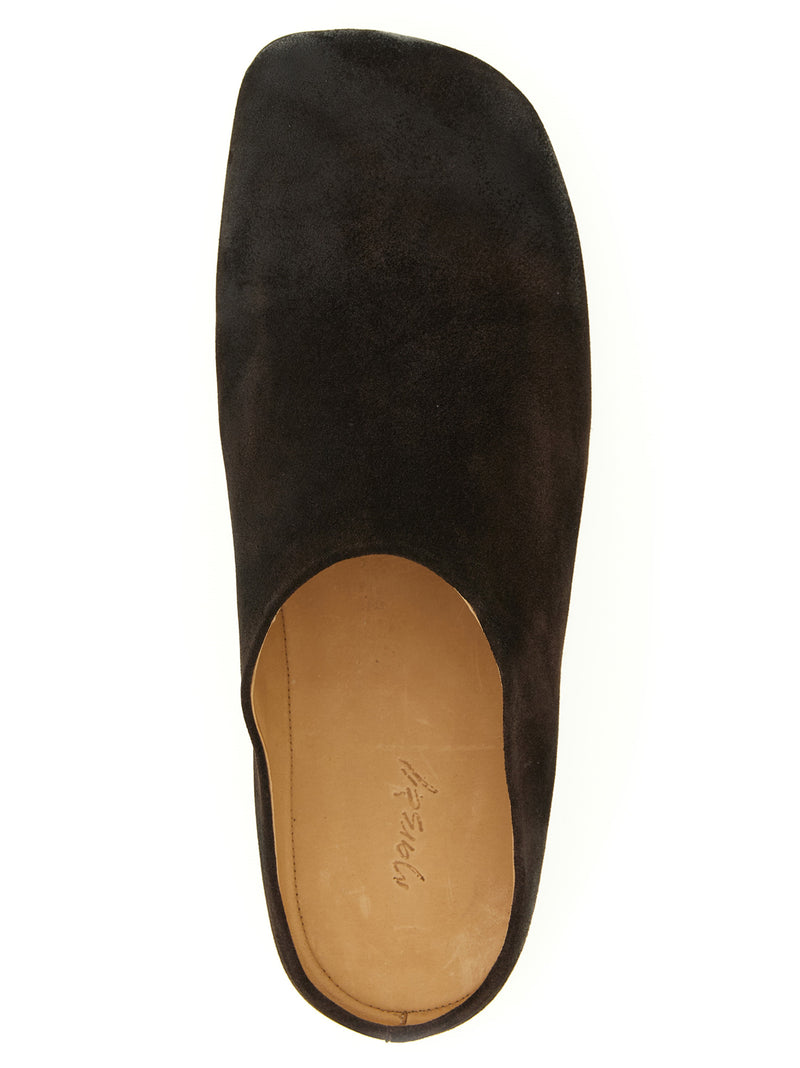 Marsell Brown Calfskin Mules - Timeless Elegance