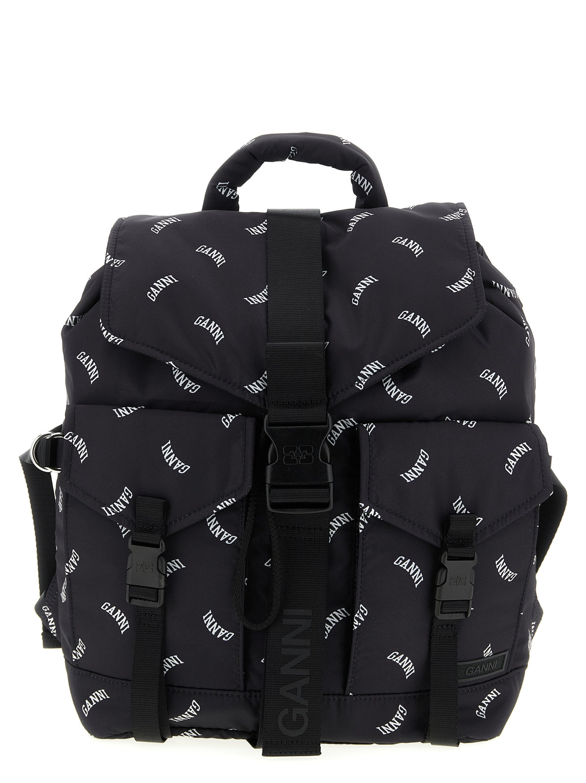 Sac à dos Ganni en polyester noir
