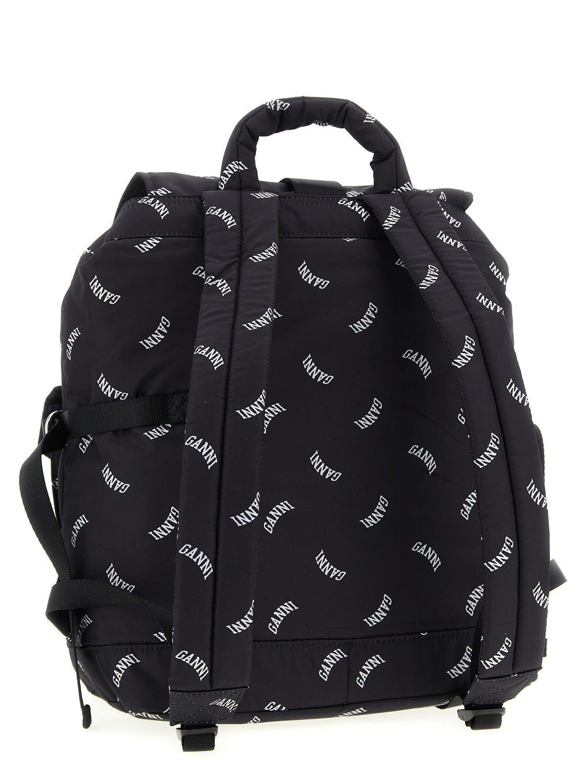 Sac à dos Ganni en polyester noir