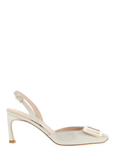Escarpins Roger Vivier en cuir de veau blanc à talon moyen