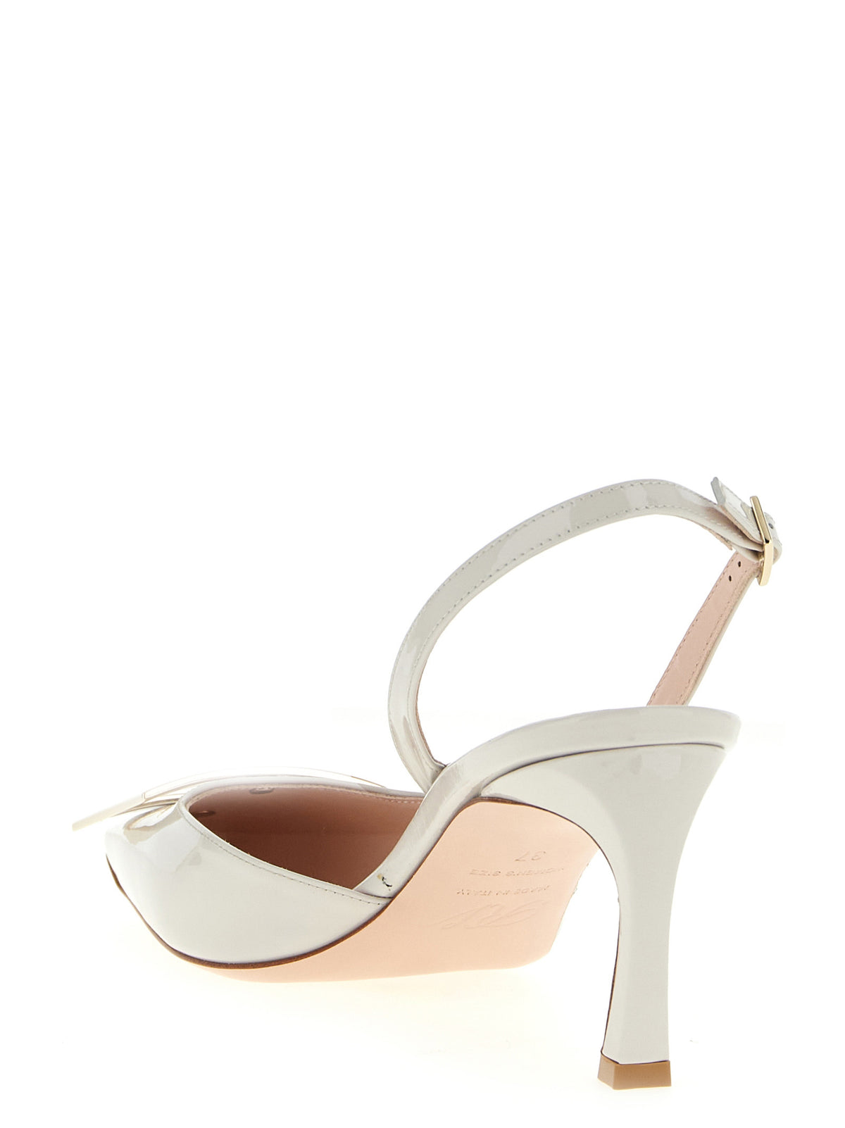 Escarpins Roger Vivier en cuir de veau blanc à talon moyen