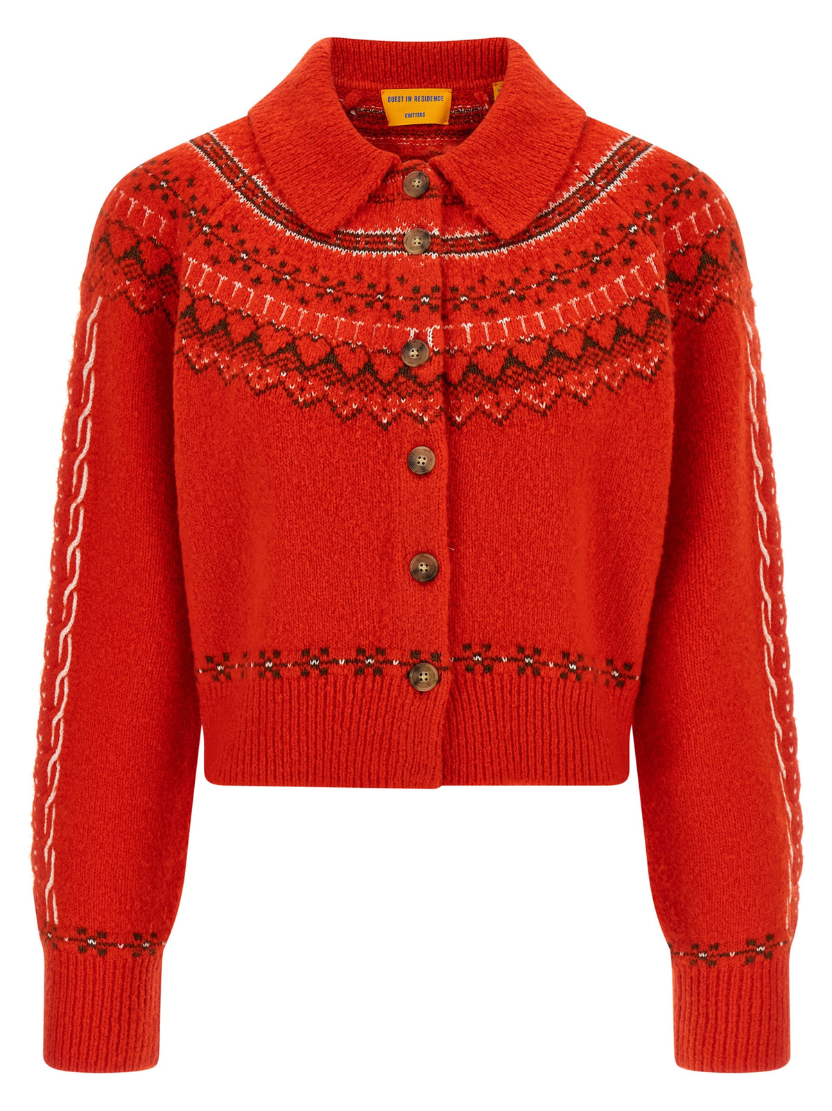 Guest in Residence Cloud Chalet Multicolor Wool Cardigan