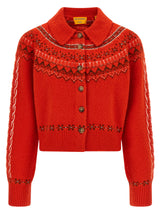 Guest in Residence Cloud Chalet Multicolor Wool Cardigan