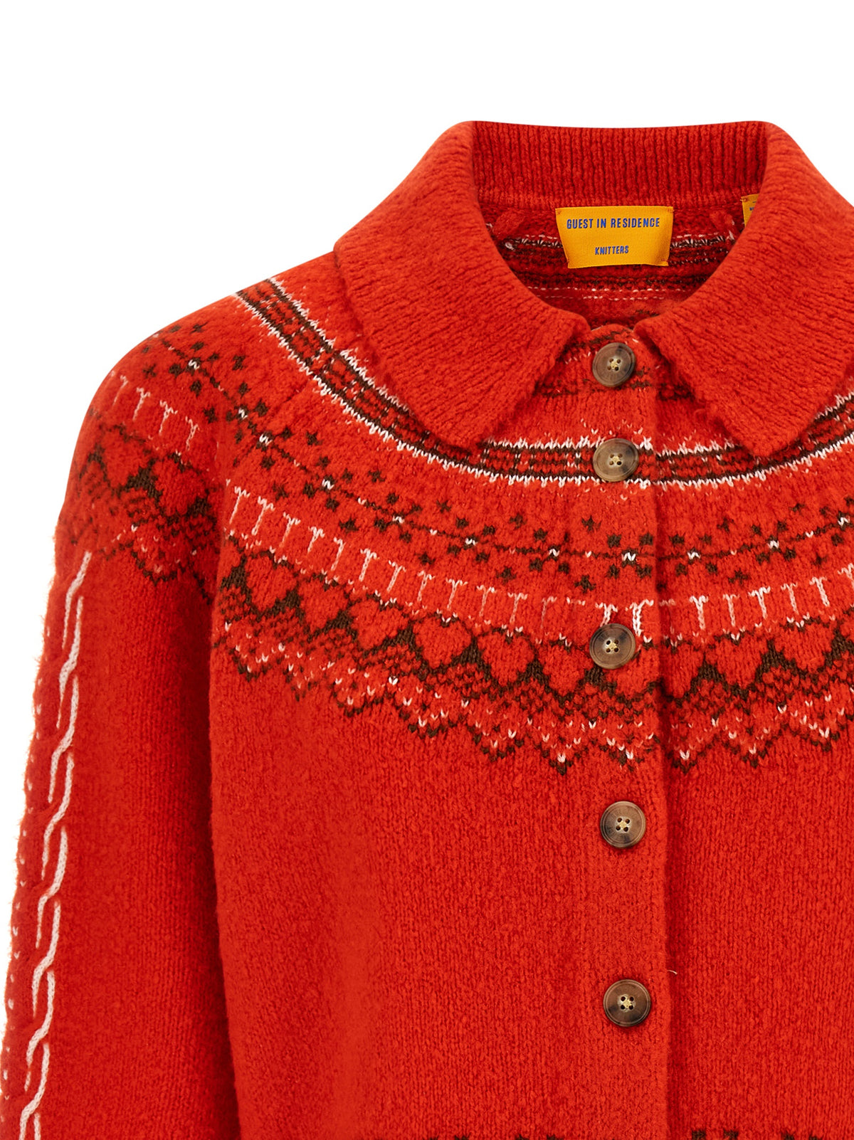Guest in Residence Cloud Chalet Multicolor Wool Cardigan