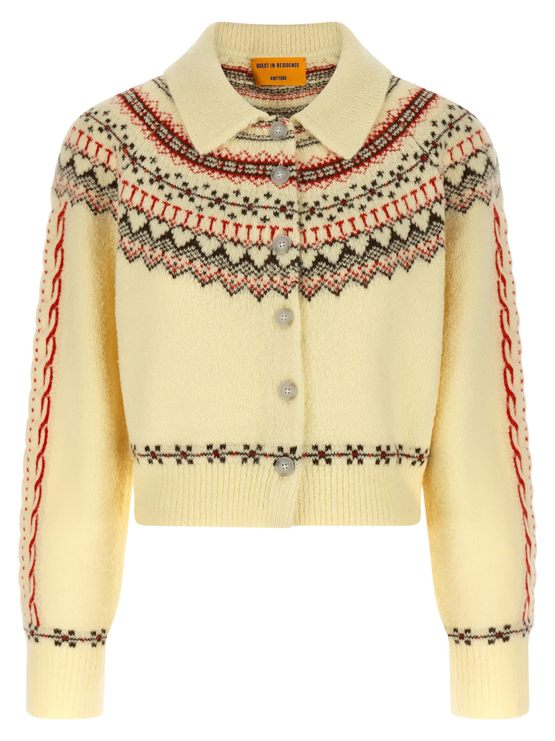 Cardigan en laine multicolore Guest in Residence