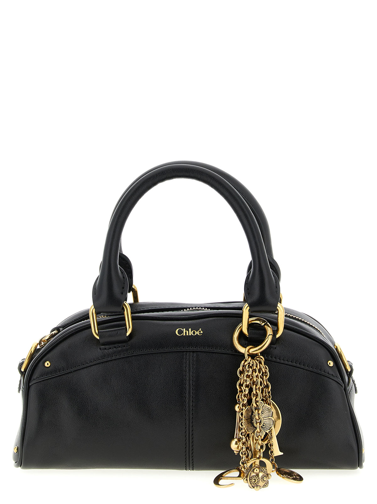 Sac à main Chloé en cuir de veau noir