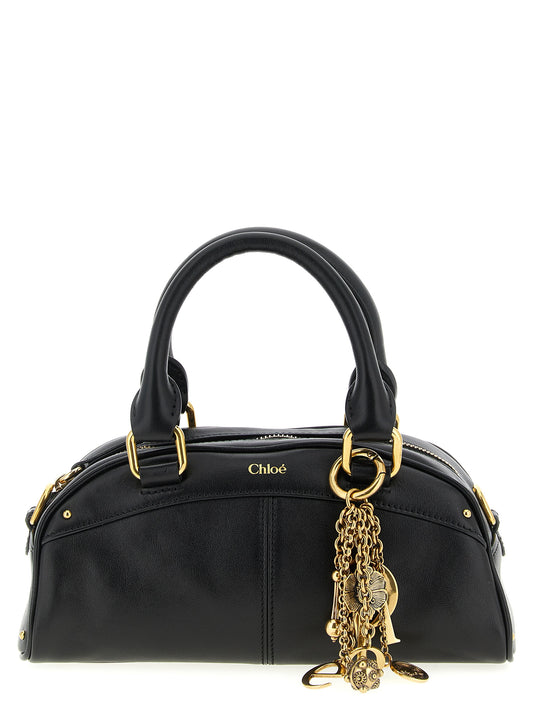 Sac à main Chloé en cuir de veau noir