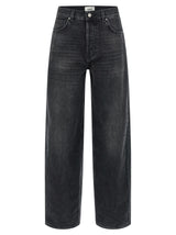 Haikure Black Cotton High-Waisted Jean