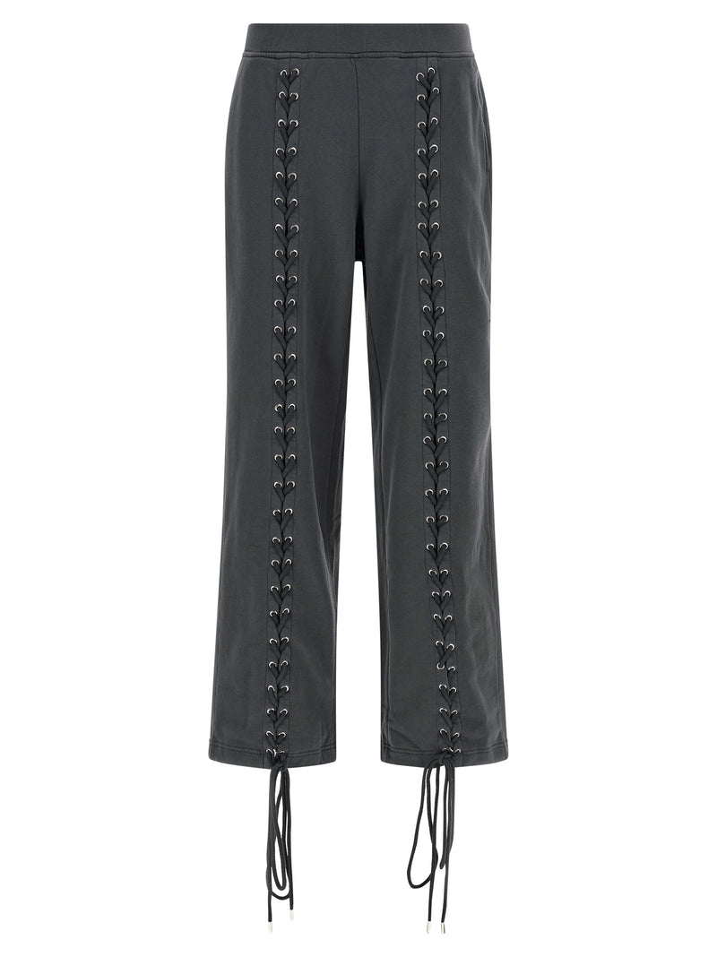 ROTATE BIRGER CHRISTENSEN Gray Cotton Casual Pants