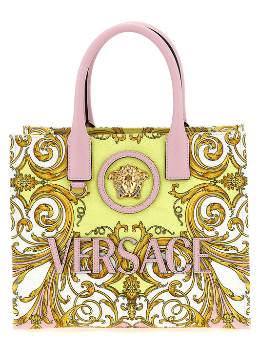 Versace Multicolor Cotton Tote Bag