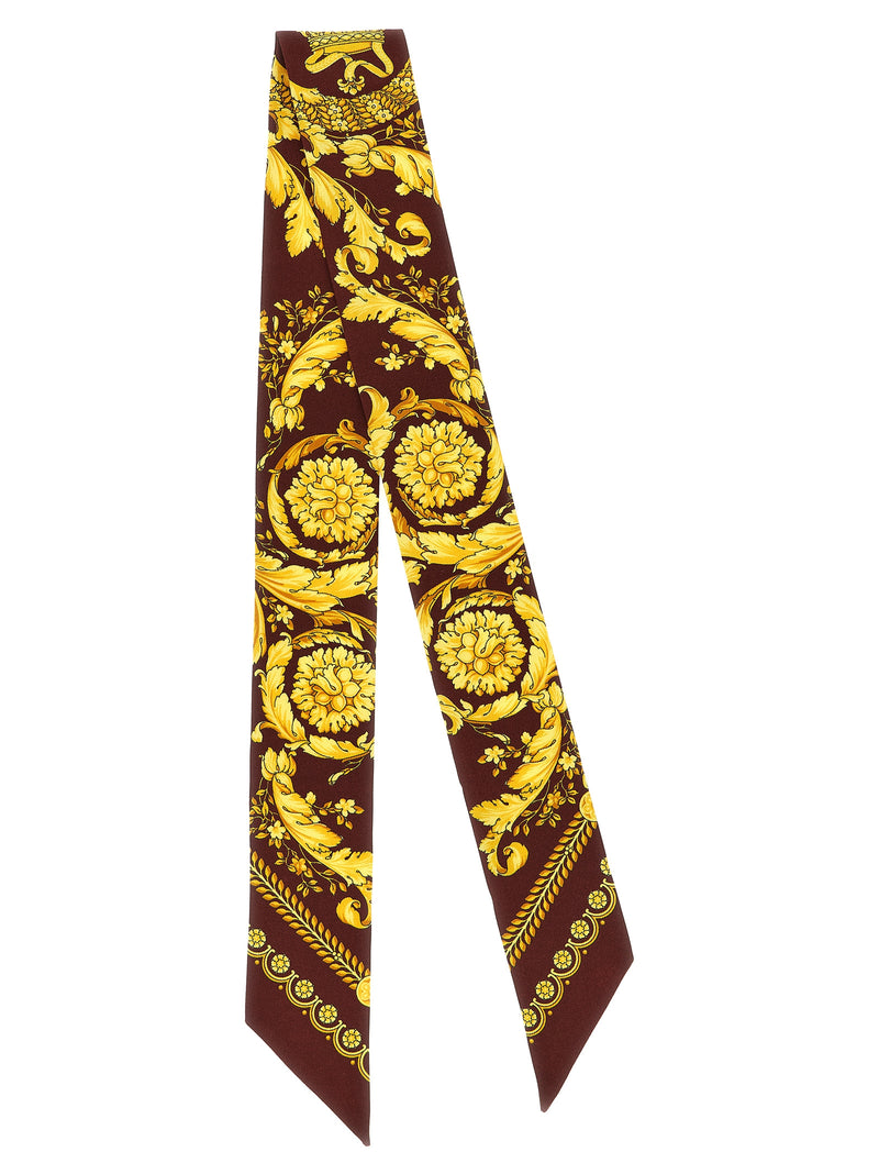 Foulard Versace en soie multicolore