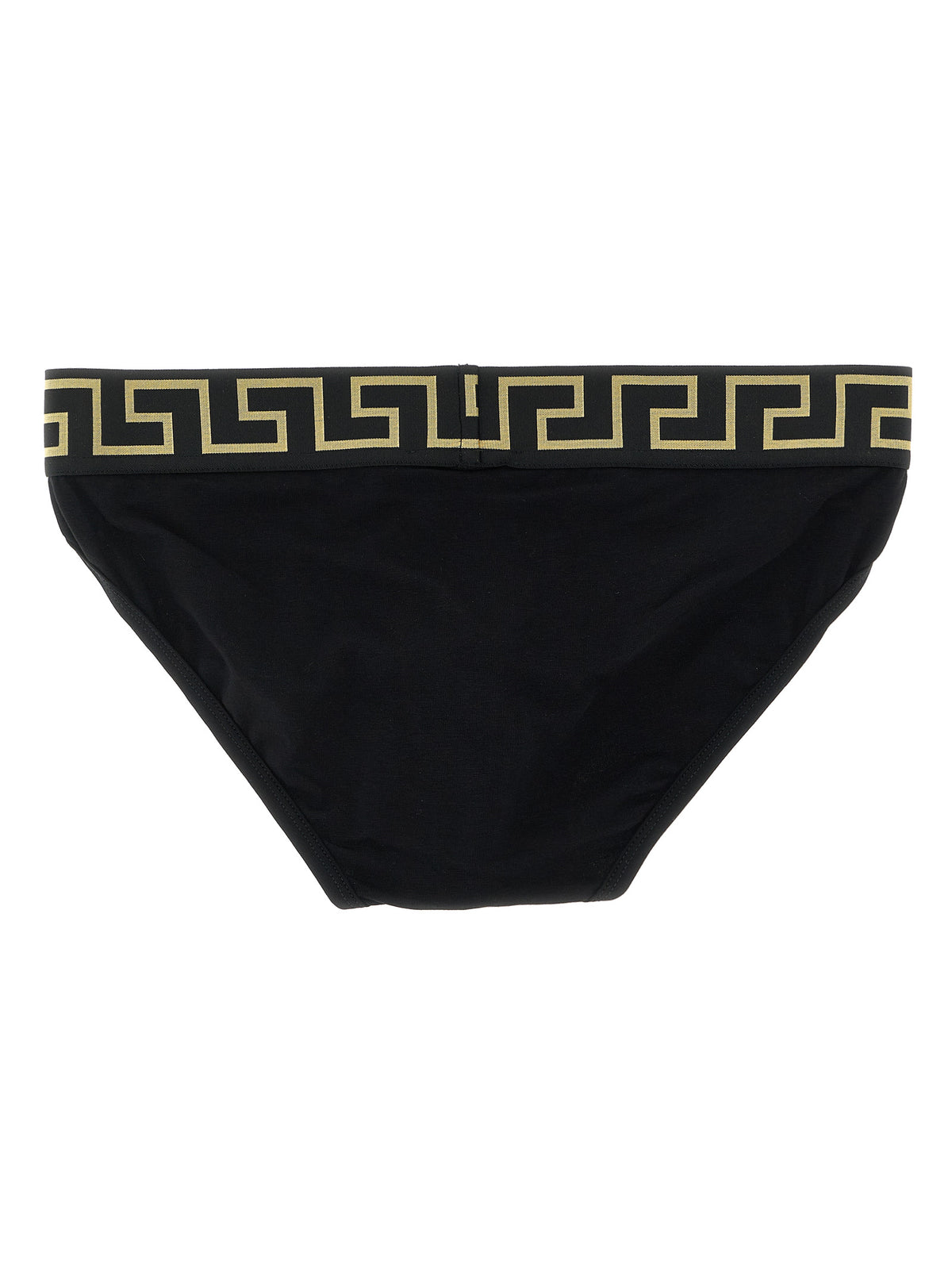Slips noirs en coton Versace
