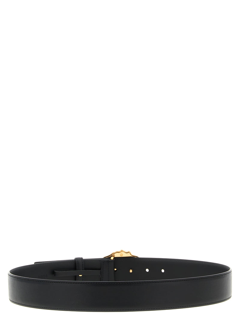 Versace Black Calfskin Regular Belt