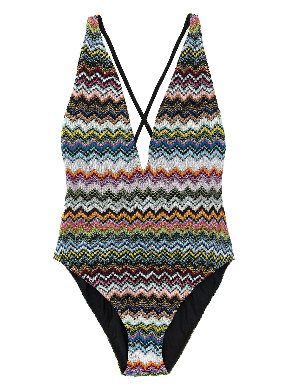 Maillot de bain une pièce Missoni en viscose multicolore