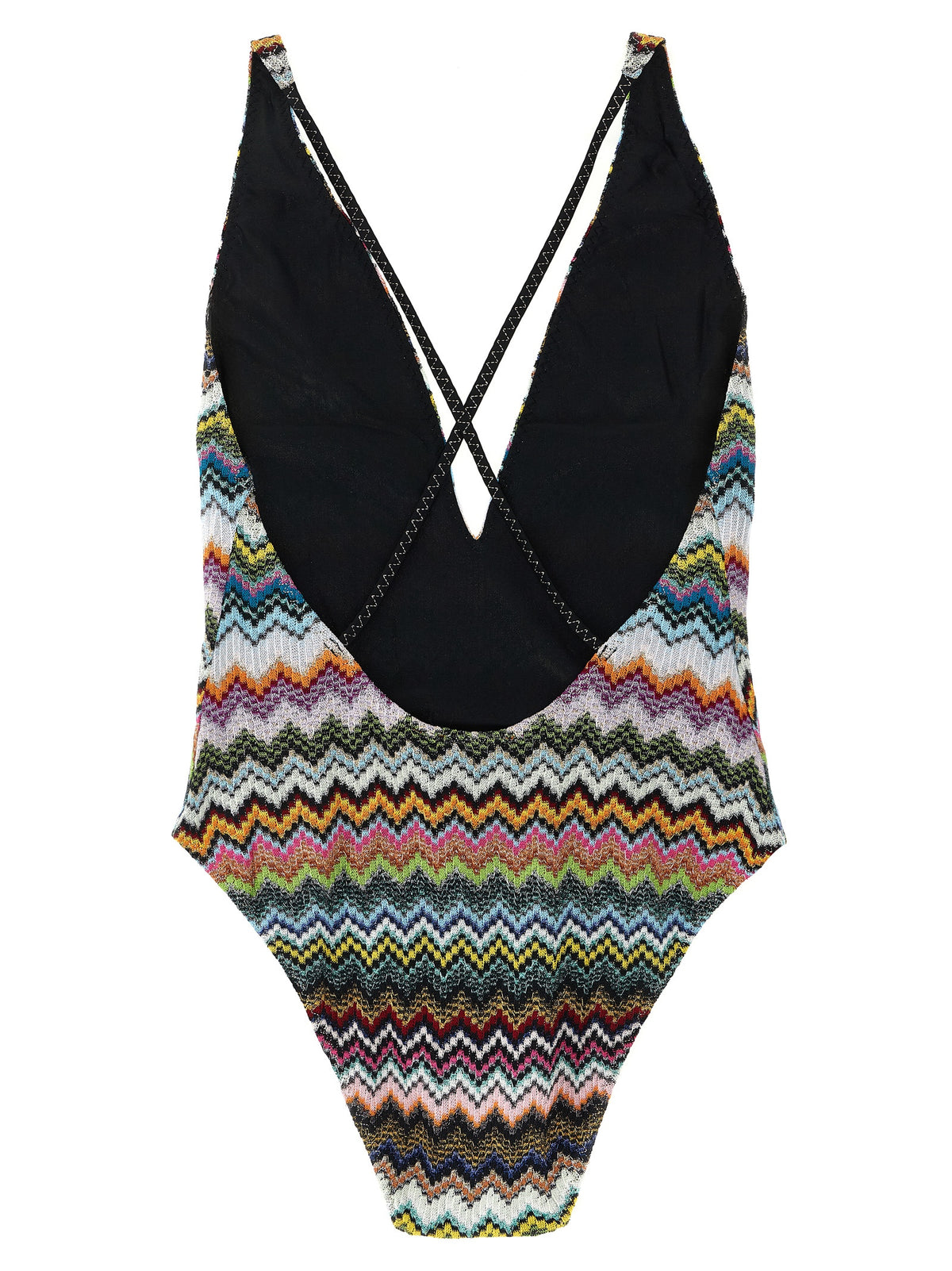 Maillot de bain une pièce Missoni en viscose multicolore