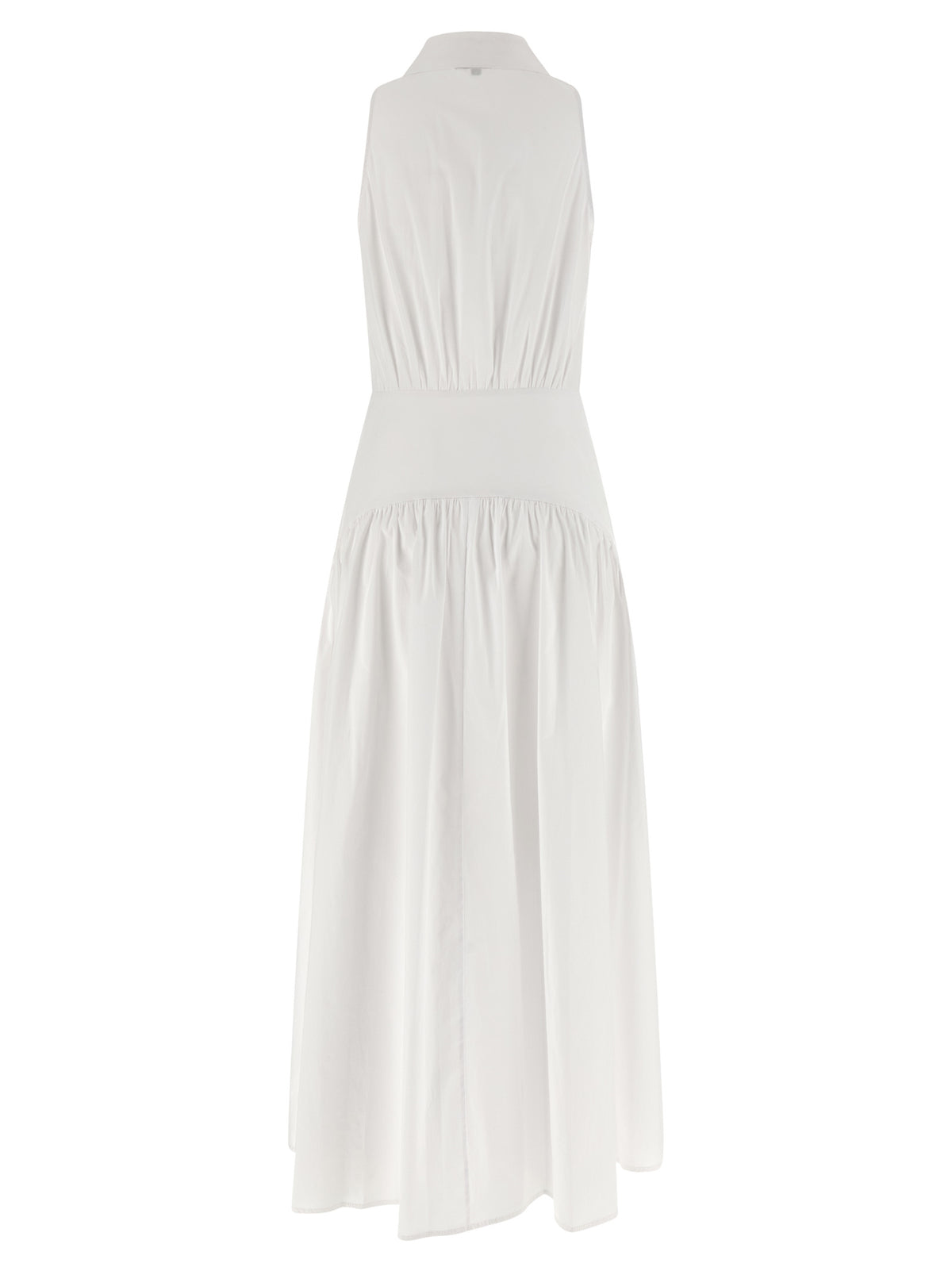 Staud Romy White Cotton Midi Dress - Chic & Versatile