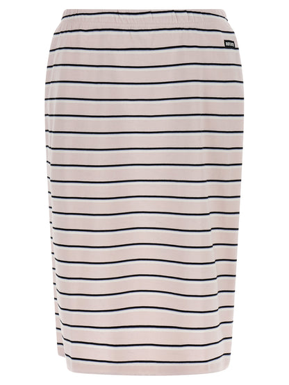 ROTATE BIRGER CHRISTENSEN Multicolor Cotton Midi Skirt