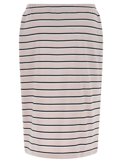 ROTATE BIRGER CHRISTENSEN Multicolor Cotton Midi Skirt