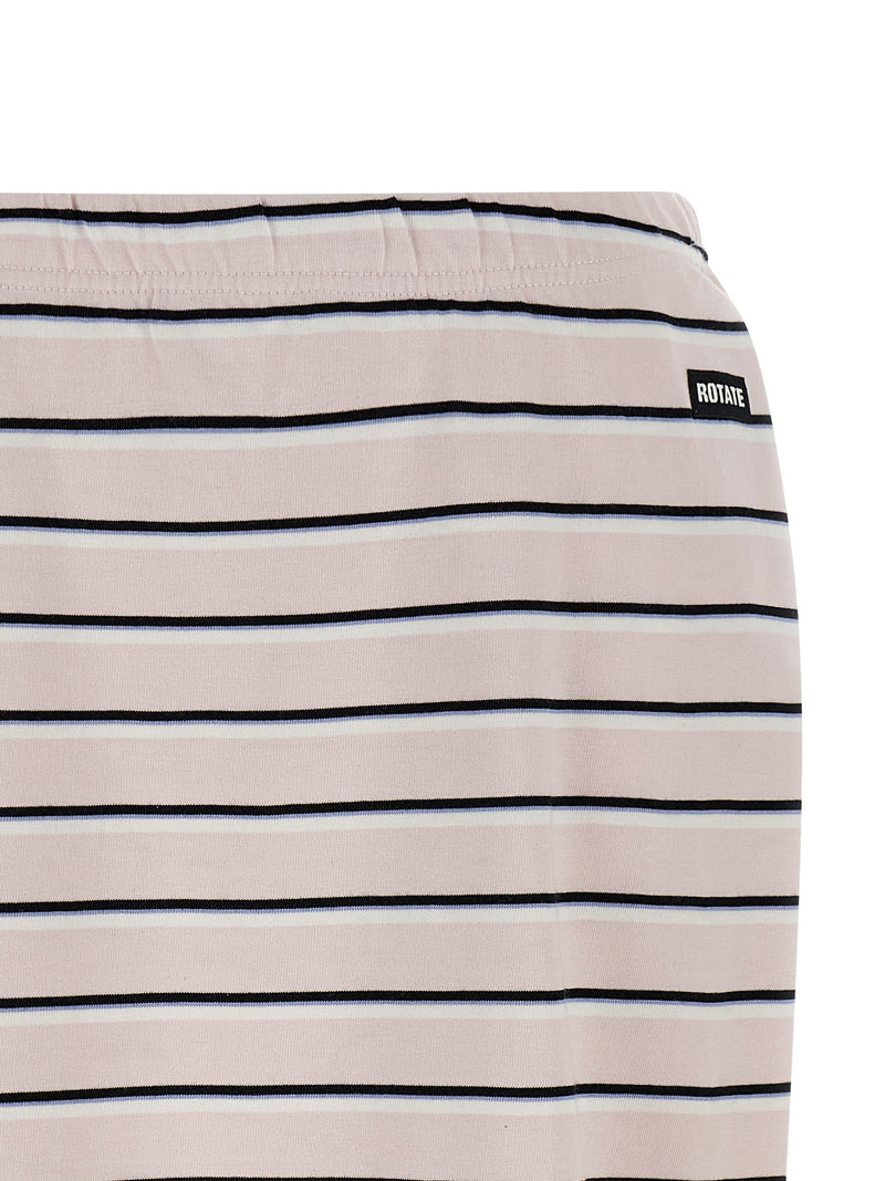 ROTATE BIRGER CHRISTENSEN Multicolor Cotton Midi Skirt