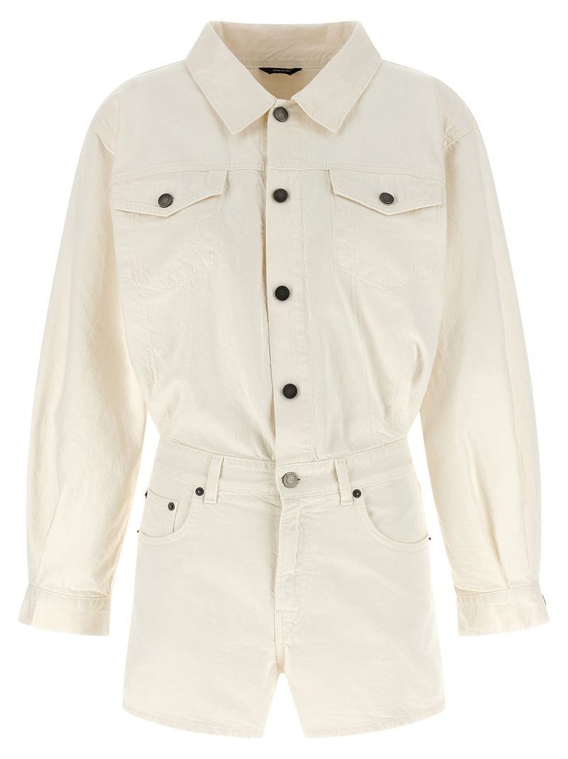 Haikure Elle Authentic Lax White Cotton Rompers
