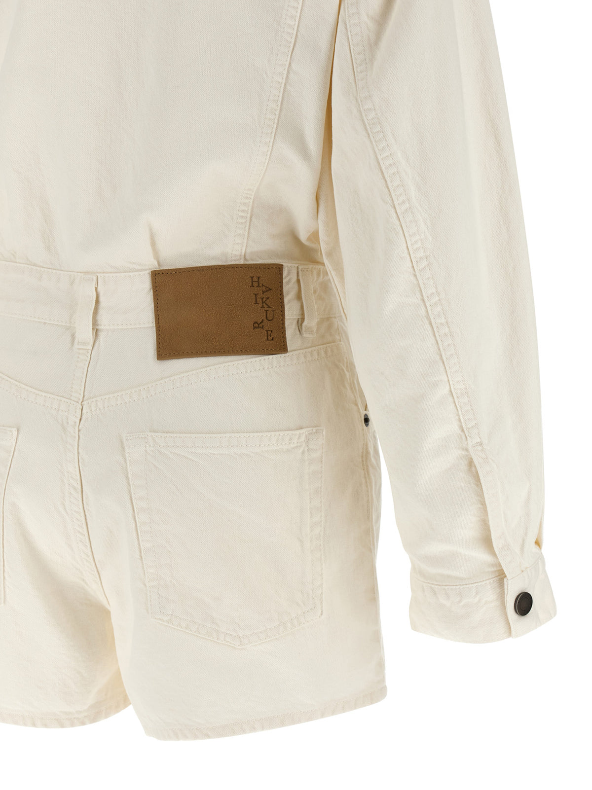 Haikure Elle Authentic Lax White Cotton Rompers