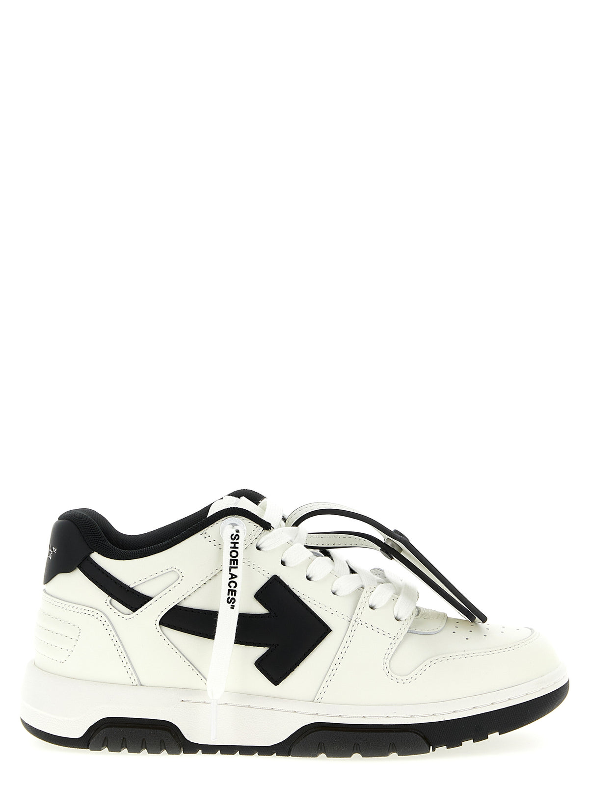 Baskets basses bicolores en cuir de veau Off-White