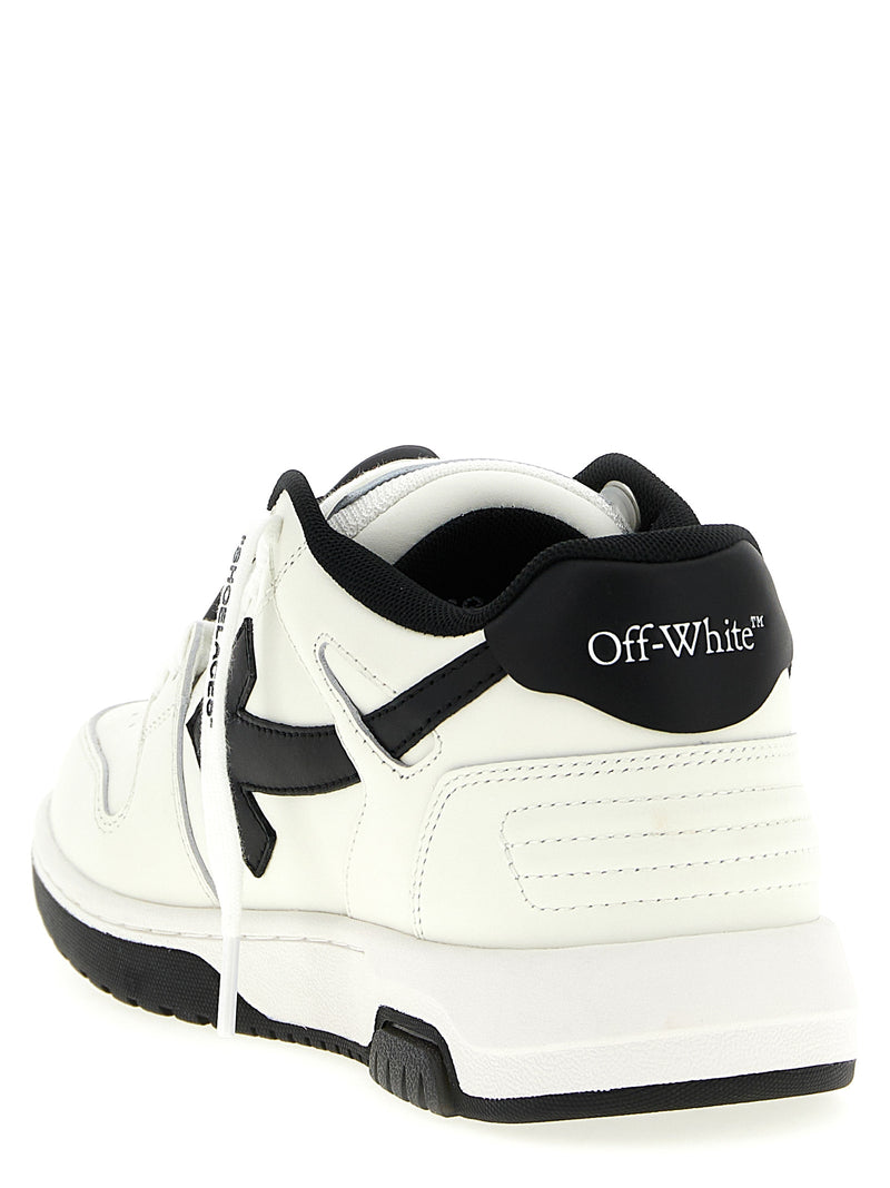 Baskets basses bicolores en cuir de veau Off-White
