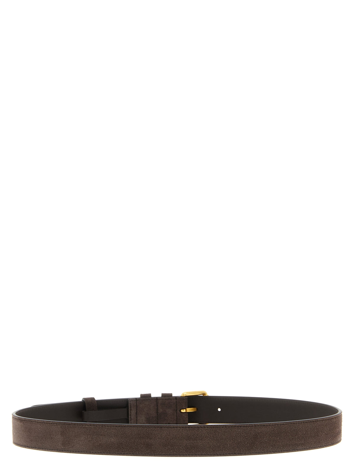 Valentino Garavani Brown Cowhide Belt - Flaneuse Model