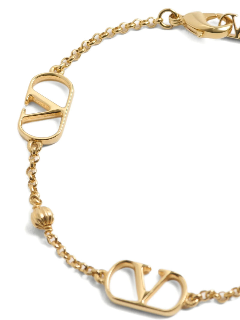 Valentino Garavani Gold Brass Bracelet