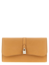 Porte-cartes Stella McCartney en polyamide beige
