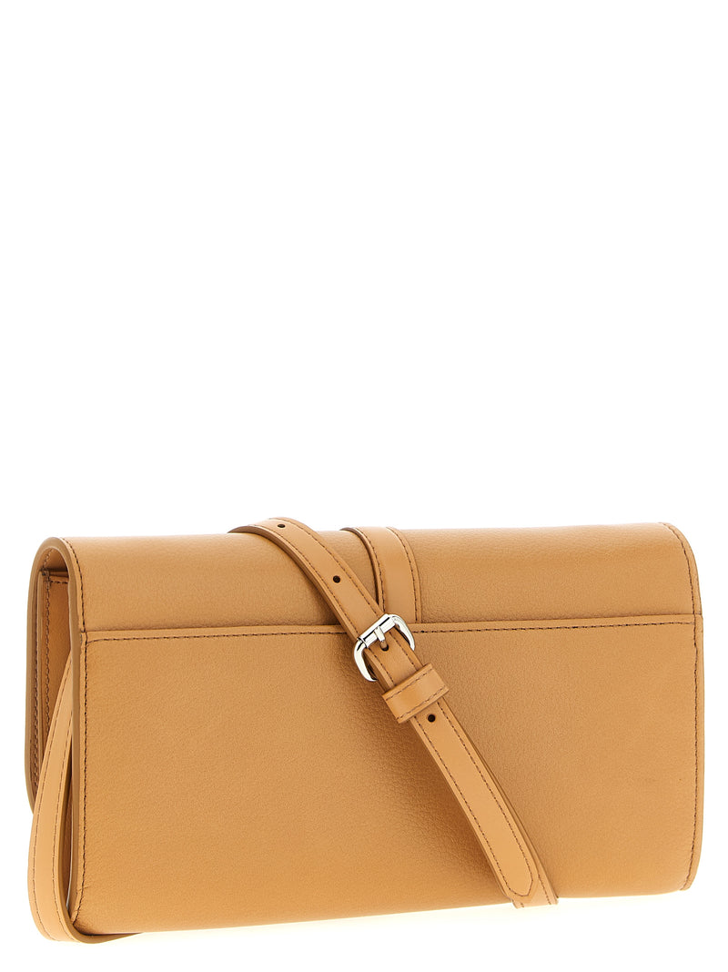 Porte-cartes Stella McCartney en polyamide beige