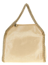 Stella McCartney Falabella Mini Handbag in Gold Polyester