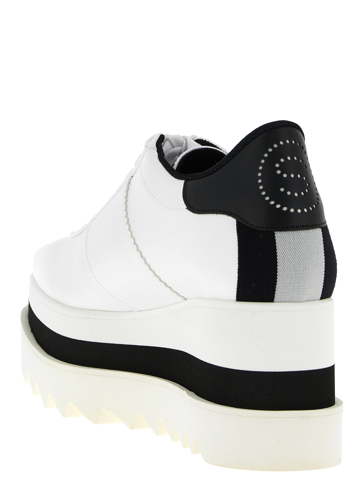Stella McCartney Bicolor Polyethylene Wedge Sandals