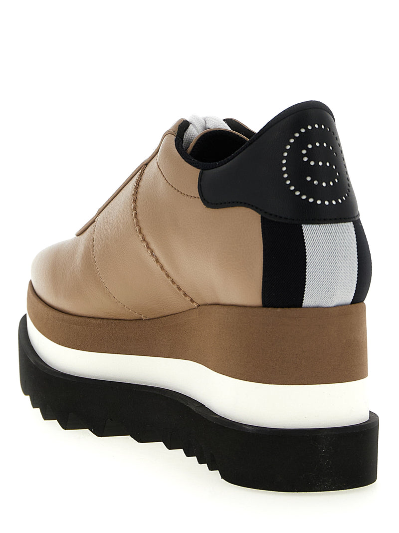 Stella McCartney Beige Polyethylene Wedge Sandals
